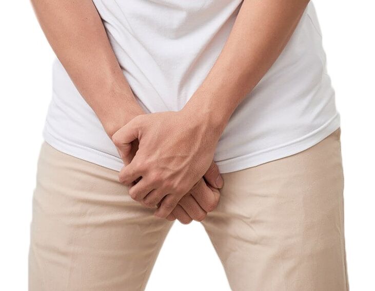 Pain and discomfort when urinating symptoms of prostatitis